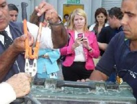 El gobierno no descarta destruir lo incautado en el avión militar estadounidense