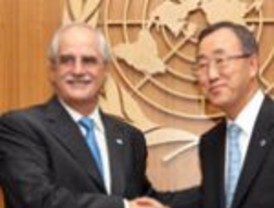 Taiana y Ban Ki Moon con las Malvinas como tema central