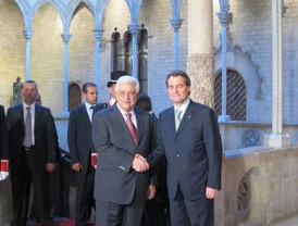 Mas muestra a Abbas el potencial de Cataluña como mediadora de la paz en Oriente Medio