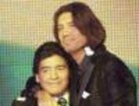 Un desdibujado Maradona reapareció en lo de Tinelli