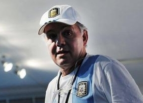 Sabella presenció el entrenamiento del Barcelona