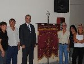 López Dobarro visitó las obras de la Asociación Hijos del Ayuntamiento de Porto do Son