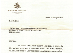 Papelón: un colaborador del Papa aseguró que la carta difundida es falsa