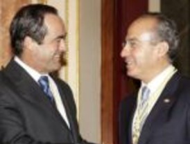 Calderón y Bono destacan ‘alianza estratégica’ entre España y México