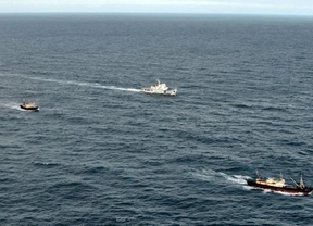 Capturan buques de bandera china pescando ilegalmente en el país