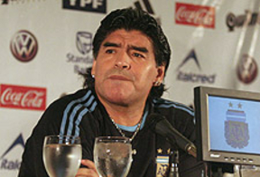 Maradona será papá de un varón