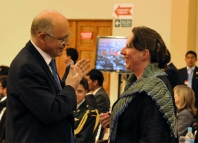 Timerman le pidió a la delegada británica en la OEA "comenzarlas  negociaciones" por Malvinas