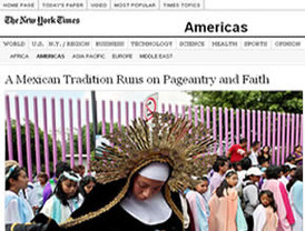 EEUU: publican diarios recreación de la Pasión de Cristo en Iztapalapa