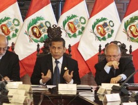 Presidente Ollanta Humala instala Consejo Nacional de Seguridad Ciudadana