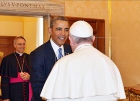 Obama le pidió al Papa que "Rece por mí y por mi familia"