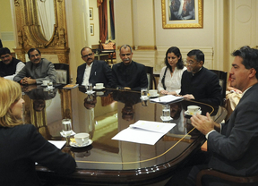 Comitiva India expresó su apoyo a la Argentina en la cuestión Malvinas