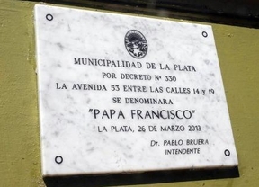 El Papa Francisco ya tiene su Avenida en la ciudad de La Plata