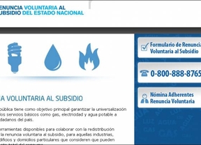 Miles de usuarios ya renunciaron a los subsidios