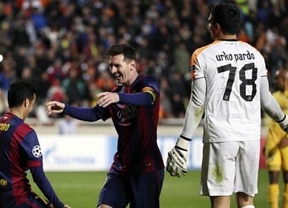 Messi convirtió ante Apoel y es el máximo goleador histórico de la Champions