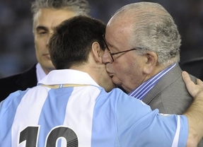 Messi y Blatter despidieron a Grondona en el predio de la AFA