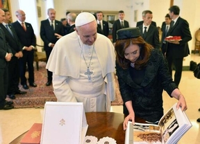 La Presidenta aseguró que en la reunión con el Papa "hubo un lenguaje común"