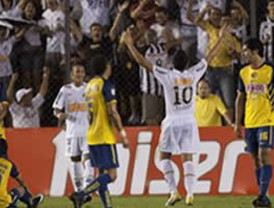 Santos de Brasil derrota 1-0 al América en partido de ida