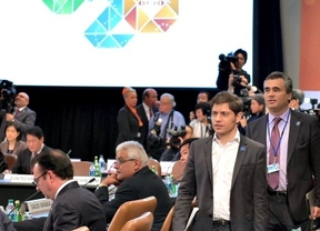 Kicillof afirmó que el sistema financiero está siendo "reformado" por la posición argentina y 