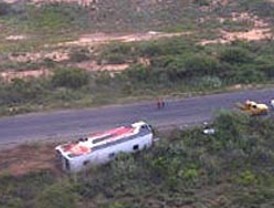 Tres accidentes viales en distintas carreteras del país