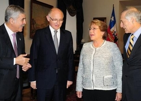 Bachelet recibió a Timerman y a De Vido tras una reunión bilateral de ministros
