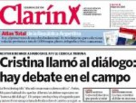 Trae ilusión el llamado al diálogo de Cristina