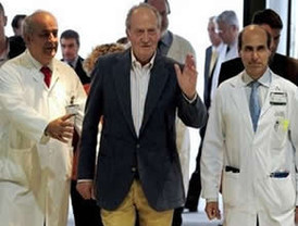 El Rey Juan Carlos de Borbón dejó este martes el Hospital de Barcelona en excelentes condiciones