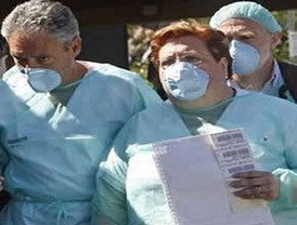 España informó de 18 casos comprobados de AH1N1 en la base militar Hoyo de Manzanares