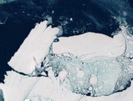 Iceberg gigante se desprendió de un glaciar en la Antártida