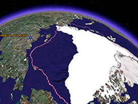 Satélites revelan persistente reducción del hielo Ártico