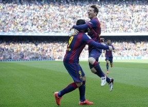 Messi llegó a los 400 goles en el Barcelona