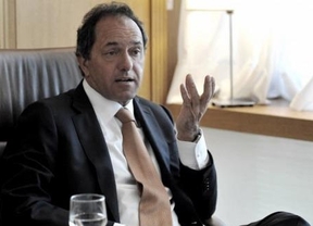 Scioli se diferenció de "los apocalípticos que decían que terminaríamos el año sin reservas"