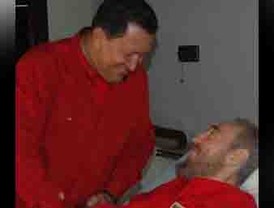 Apuradito y muy nervioso Hugo Chávez anuncia que viaja hoy a Cuba para visitar a Fidel, que vuelve a estar “Malito”