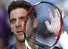 Del Potro se resintió de su lesión en la muñeca y se bajó de Indian Wells