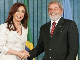Cristina y Lula presidirán un histórico encuentro empresarial