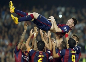 Messi se convirtió en el máximo goleador de la historia del fútbol español