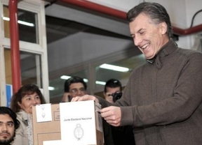 Macri resaltó al votar que 'hoy es un día de libertad'