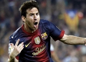 Messi fue galardonado como el mejor goleador mundial de 2012