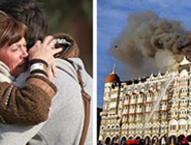 Llegan a España los dos empresarios españoles retenidos en el hotel Oberoi Trident