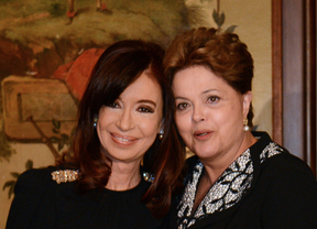 Cristina calificó a la reunión con Dilma como "excelente"