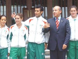 Pide el presidente Felipe Calderón ¡hay que corregir el deporte!