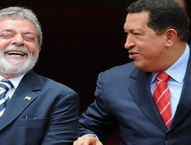 Lula y Chávez firman acuerdos de integración