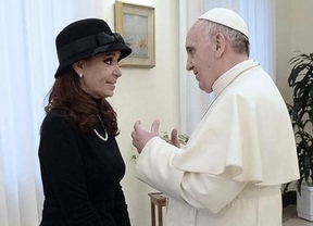 Cristina partió hacia Roma para reunirse con el Papa Francisco