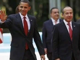 Calderón y Obama en sendos discursos coinciden en la posibilidad de mejorar relacion bilateral México-EEUU