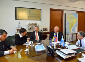 De Vido recibió al ministro de Petróleo de Venezuela 