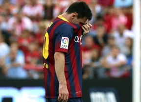 Messi sufrió una nueva lesión muscular 