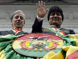 Evo Morales asumió hoy su segundo mandato como presidente de Bolivia