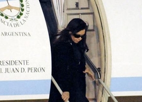 Cristina viajó a Caracas a despedir los restos de su amigo Hugo Chávez