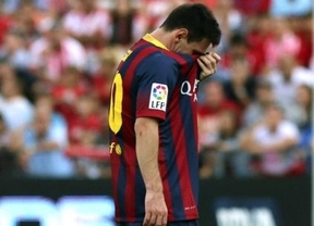 Messi sufrió un desgarro que lo dejará inactivo entre dos y tres semanas