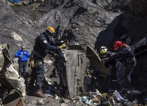 Hallaron la segunda caja negra del avión de Germanwings que se estrelló en los Alpes
