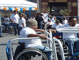 Delegación MH reconstruyó rampas para personas con discapacidades